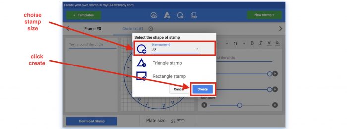 stamp maker online