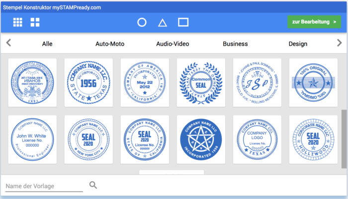 Stempel Generator online