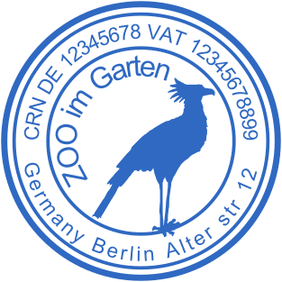 Stamp mockup №1102,Size :40mm