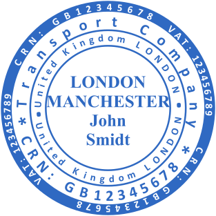 Stamp mockup №1109,Size :40mm