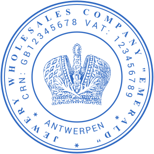 Stamp mockup №1117,Size :38mm