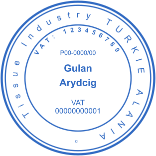 Stamp mockup №1118,Size :40mm