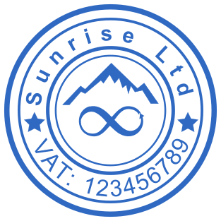 Stamp mockup №1121,Size :40mm