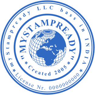 Stamp mockup №1471,Size :38mm