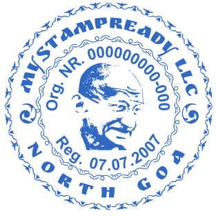 Stamp mockup №1527,Size :38mm