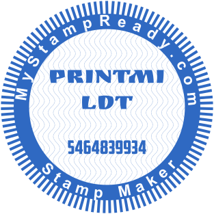 Stamp mockup №1533,Size :38mm