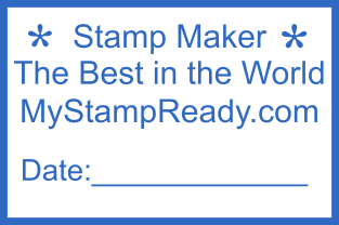 Stamp mockup №1550,Size :60mm-40mm