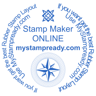 Stamp mockup №1566,Size :40mm