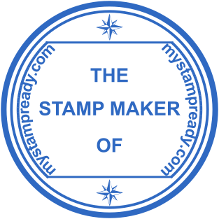 Stamp mockup №1579,Size :40mm