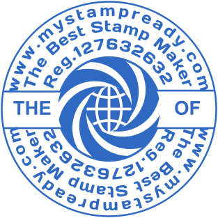 Stamp mockup №1583,Size :40mm