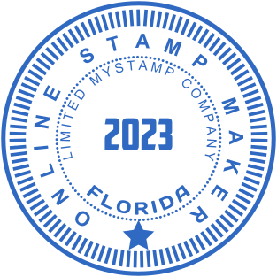 Stamp mockup №1587,Size :38mm