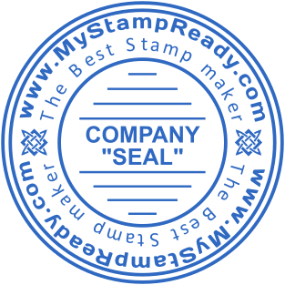 Stamp mockup №1589,Size :40mm