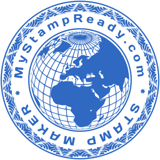 Stamp mockup №1594,Size :38mm