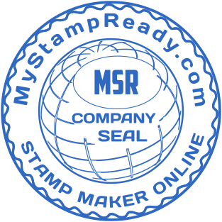 Stamp mockup №1596,Size :38mm