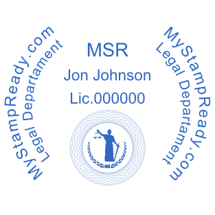 Stamp mockup №1605,Size :38mm