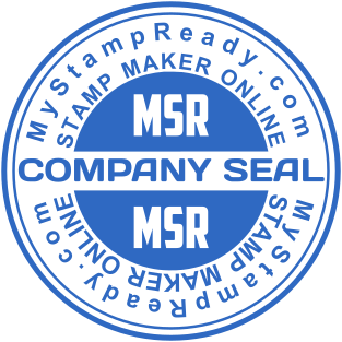 Stamp mockup №1606,Size :38mm
