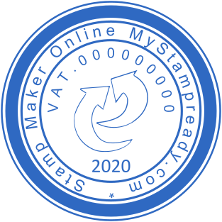 Stamp mockup №1608,Size :40mm