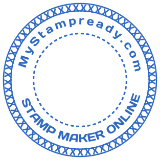 Stamp mockup №1609,Size :40mm