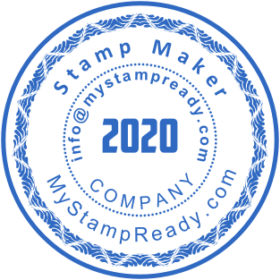 Stamp mockup №1610,Size :38mm