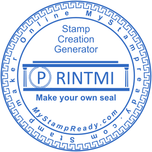 Stamp mockup №1617,Size :38mm