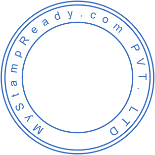 Stamp mockup №1621,Size :40mm