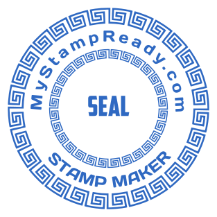 Stamp mockup №1632,Size :38mm