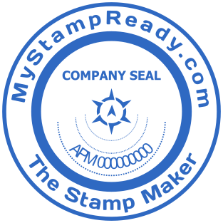Stamp mockup №1634,Size :40mm