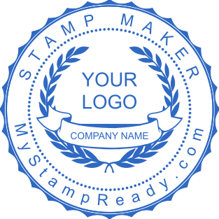 Stamp mockup №1664,Size :40mm