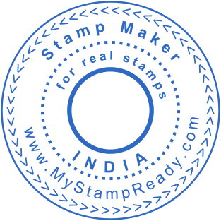 Stamp mockup №1665,Size :38mm