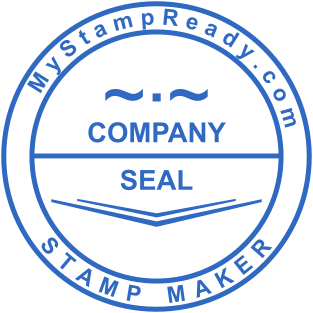 Stamp mockup №1673,Size :38mm