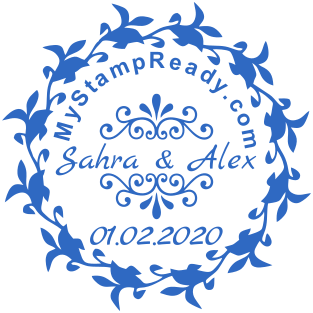 Stamp mockup №1690,Size :40mm