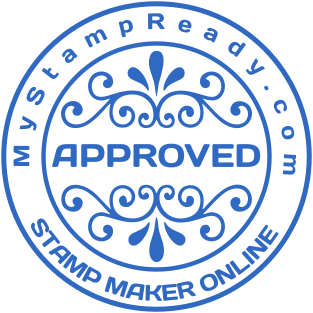 Stamp mockup №1695,Size :40mm