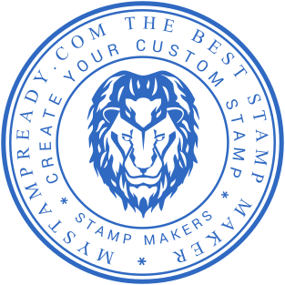 Stamp mockup №1732,Size :40mm