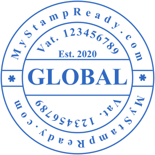 Stamp mockup №1739,Size :40mm