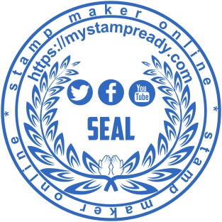 Stamp mockup №1743,Size :38mm