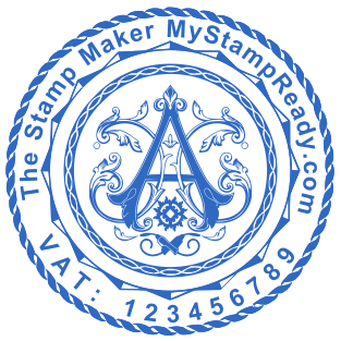 Stamp mockup №1748,Size :40mm