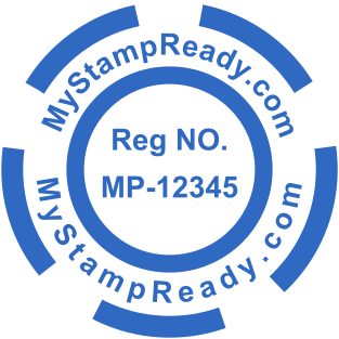 Stamp mockup №1778,Size :38mm