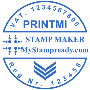 Stamp mockup №1789,Size :38mm