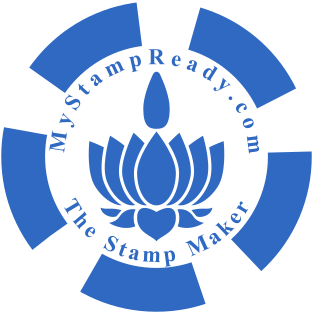 Stamp mockup №1801,Size :38mm