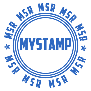 Stamp mockup №1803,Size :38mm