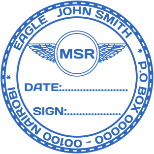 Stamp mockup №1865,Size :38mm
