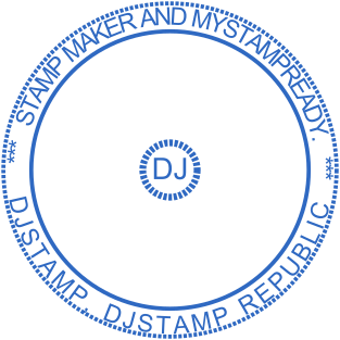 Stamp mockup №1879,Size :40mm
