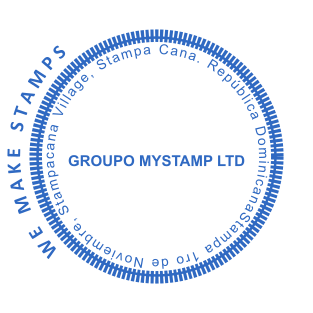 Stamp mockup №1883,Size :38mm