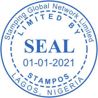 Stamp mockup №1885,Size :38mm