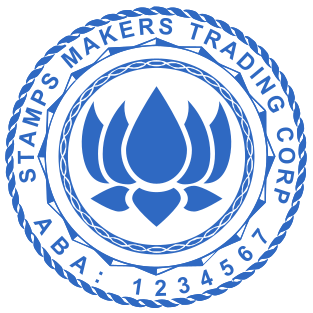 Stamp mockup №1895,Size :40mm