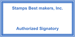 Stamp mockup №1920,Size :30mm-15mm