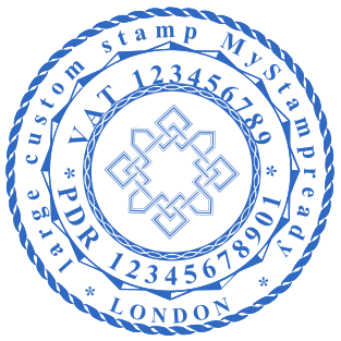 Stamp mockup №1962,Size :40mm