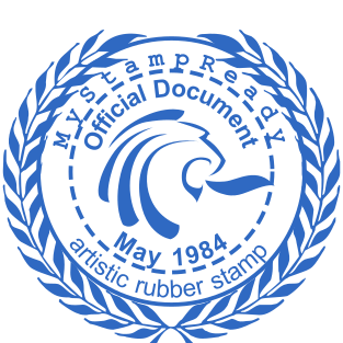 Stamp mockup №1966,Size :38mm