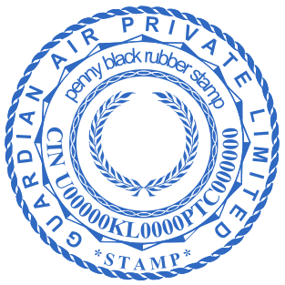 Stamp mockup №1990,Size :40mm