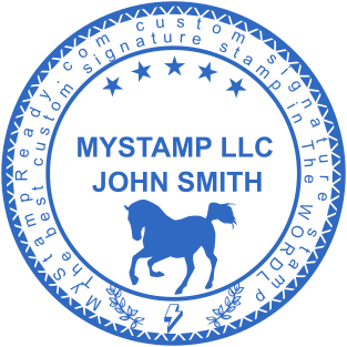 Stamp mockup №1997,Size :39mm